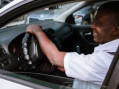 inDriver App Managua Taxi Driver Behind Wheel