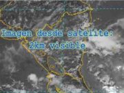 Hot and Sunny Satellite Weather Map of Nicaragua