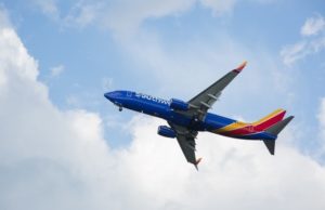 Southwest Flights to Costa Rica Southwest Plane in Clouds