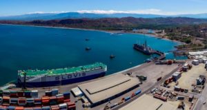 Central American Ferry View Of Puerto Caldera Costa Rica