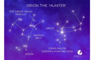 Dog Days of Summer Sirius and Orion Stars