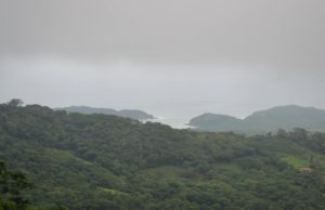 Rains Over Nicaragua Bahia Nacascolo Green Trees and Blue Water