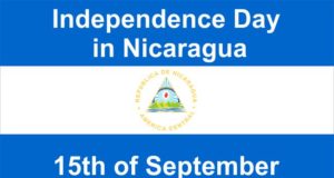 Independence Day in Nicaragua Nica Flag