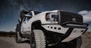 Extreme 4x4 Rally Modified White Truck