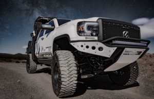 Extreme 4x4 Rally Modified White Truck