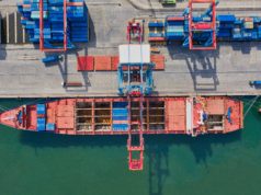 Record Export Income Continues for Nicaraguan Producers Record Export Income Drone Shot Container Loading