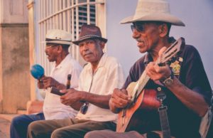 Cubans now Visa Exempt Three Old Cubans Playing Music