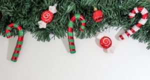 Christmas Bonus Garland with Christmas Ornaments