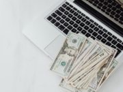 Remittances Received in Nicaragua Laptop Us Dollars White Desk