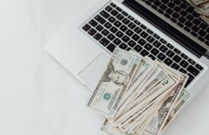 Remittances Received in Nicaragua Laptop Us Dollars White Desk