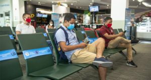 Costa Rica Migration Airport Passengers Waiting