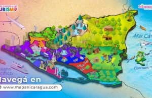 Tourist Map of Nicaragua