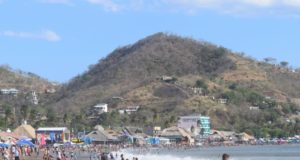 State Workers in Nicaragua Beach Scene Semana Santa San Juan del Sur