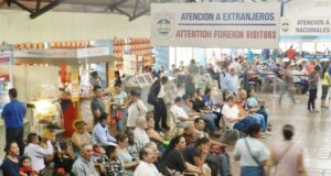 Online Appointment Registration People Waiting at Immigration Managua