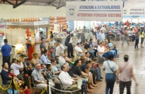 Online Appointment Registration People Waiting at Immigration Managua