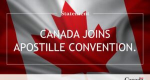 Canada will Apostille Documents