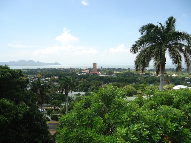 Nicaragua Tourism View of Lake and City of Managua