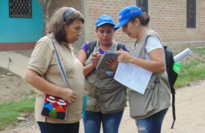 National Census Workers Collecting Data