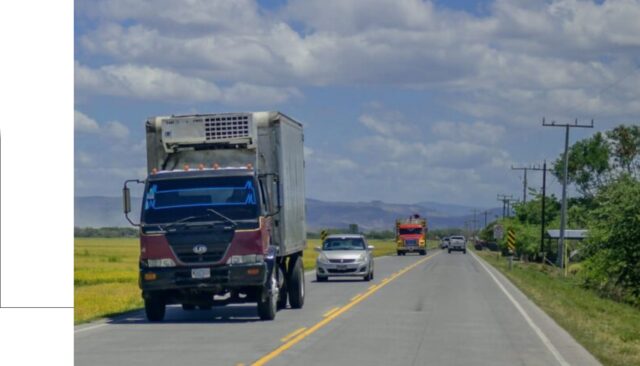 Driving in Nicaragua Typical Road Scene