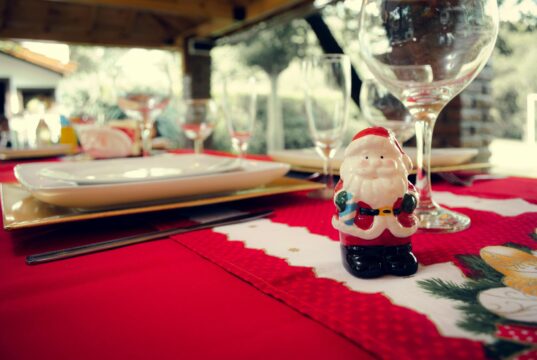 Tax Free Christmas Dinner Setting