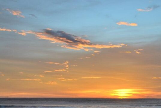 Four New National Holidays Beach Sunset Scene